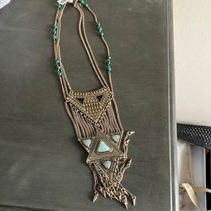 A beautiful long bulky necklace